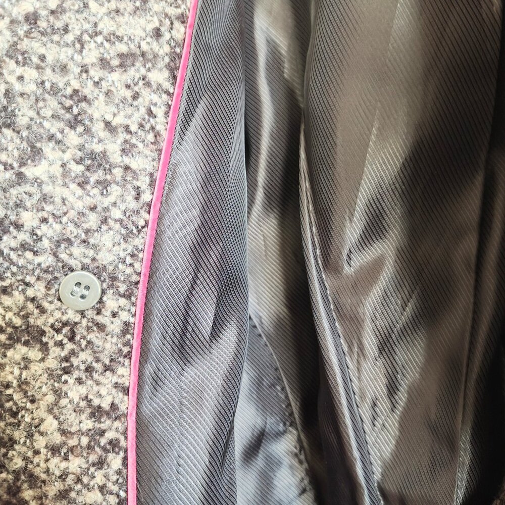 CALVIN KLEIN Tweed Trench Coat - Picture 3 of 11